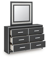 Zuraleus King Storage Bed, Dresser, Mirror, Chest and Nightstand