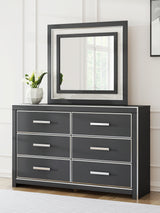 Zuraleus Queen Upholstered Bed, Dresser, Mirror and Nightstand