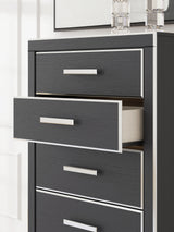Zuraleus King Storage Bed, Dresser, Mirror, Chest and Nightstand