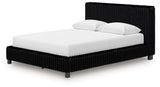 Zuraleus Queen Upholstered Bed, Dresser and Nightstand