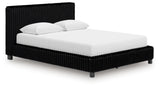 Zuraleus Queen Upholstered Bed, Dresser and Nightstand