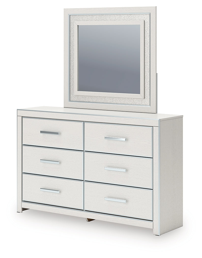 Zuraleus Queen Storage Bed, Dresser, Mirror and Nightstand