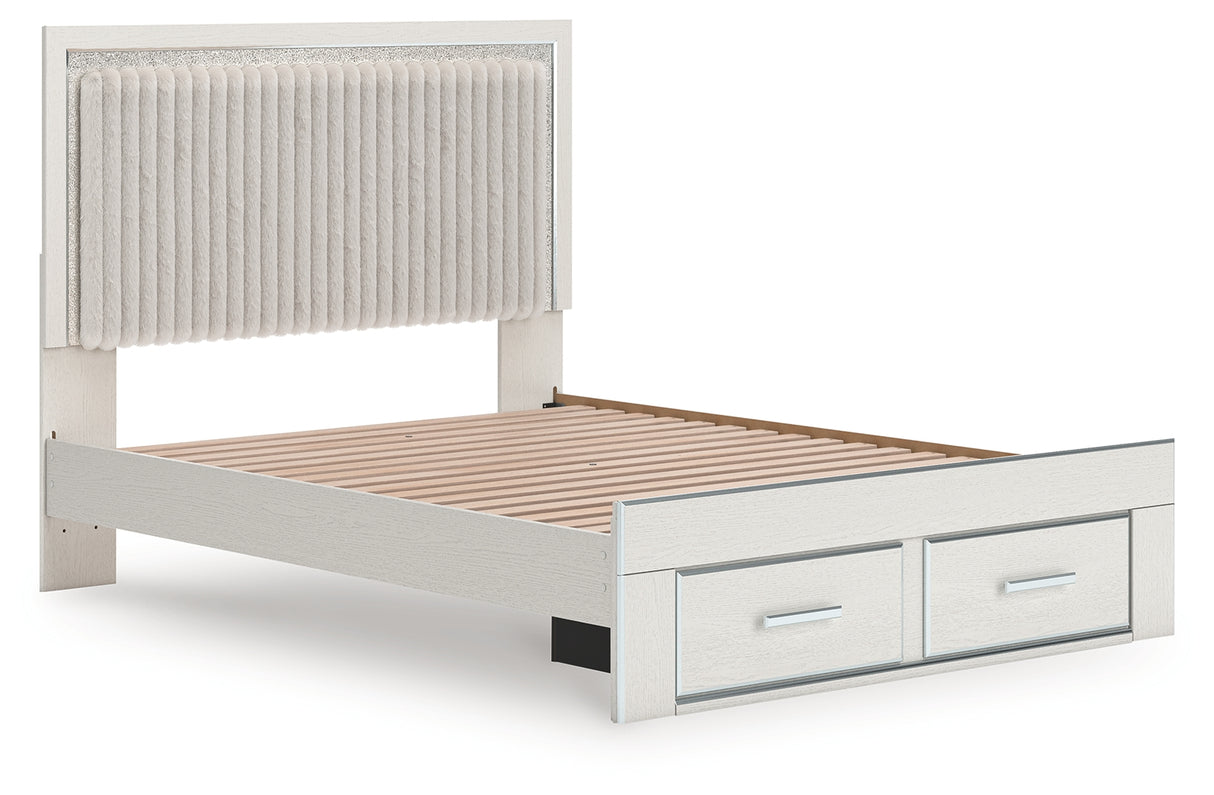 Zuraleus Queen Upholstered Panel Storage Bed