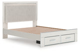 Zuraleus Queen Upholstered Panel Storage Bed