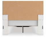 Zuraleus Queen Upholstered Panel Platform Storage Bed, Dresser and Mirror