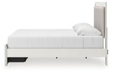 Zuraleus King Upholstered Panel Storage Bed