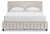 Zuraleus Queen Upholstered Bed, Dresser and Mirror