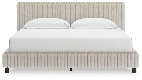 Furniture City Houma - Ashley Furniture - Zuraleus California King Upholstered Bed - California King Upholstered Bed / White - PCB3381B14