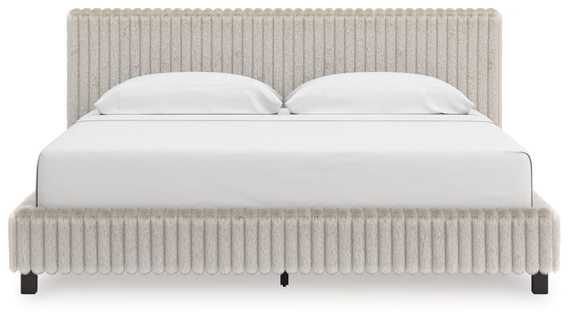 Furniture City Houma - Ashley Furniture - Zuraleus California King Upholstered Bed - California King Upholstered Bed / White - PCB3381B14