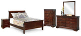 Furniture City Houma - Ashley Furniture - Alisdair Full Sleigh Bed, Dresser, Mirror, Chest and Nightstand - Full Sleigh Bed, Dresser, Mirror, Chest and Nightstand - B376B19