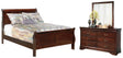 Furniture City Houma - Ashley Furniture - Alisdair Full Sleigh Bed, Dresser and Mirror - Full Sleigh Bed, Dresser and Mirror - B376B7