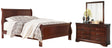 Furniture City Houma - Ashley Furniture - Alisdair California King Sleigh Bed, Dresser and Mirror - California King Sleigh Bed, Dresser and Mirror - B376B22