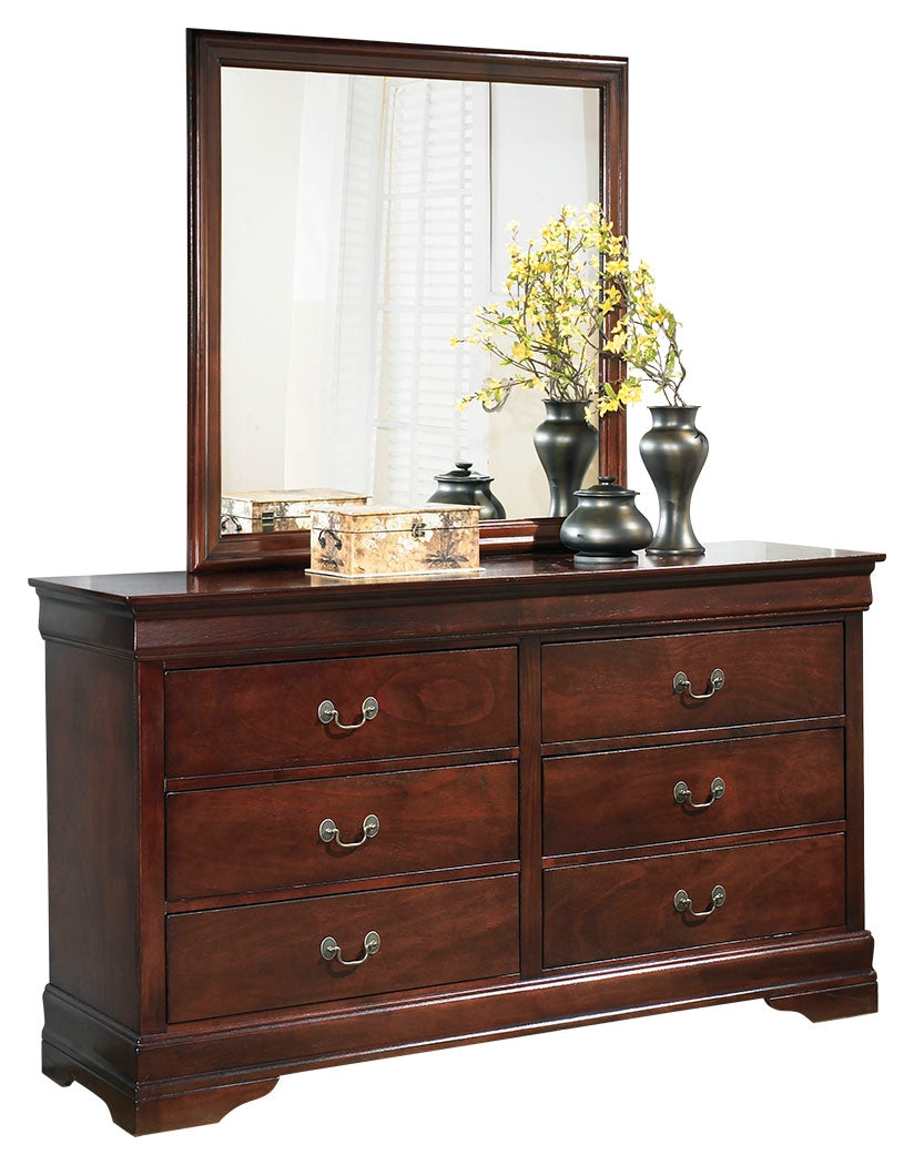 Alisdair California King Sleigh Bed, Dresser, Mirror, Chest and Nightstand