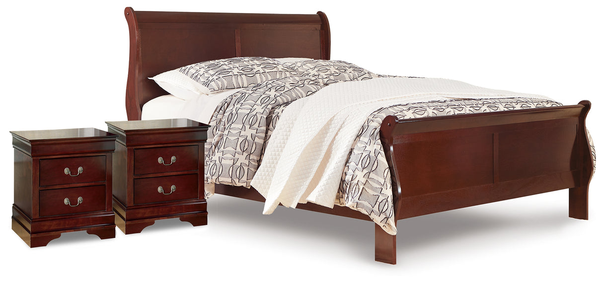 Alisdair Queen Sleigh Bed and 2 Nightstands