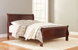 Furniture City Houma - Ashley Furniture - Alisdair Queen Sleigh Bed - Queen Sleigh Bed / Reddish Brown - B376B2