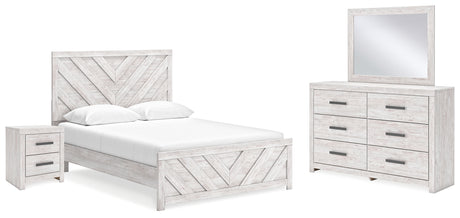 Furniture City Houma - Ashley Furniture - Cayboni Queen Panel Bed, Dresser, Mirror and Nightstand - Queen Panel Bed, Dresser, Mirror and Nightstand - B3788B8