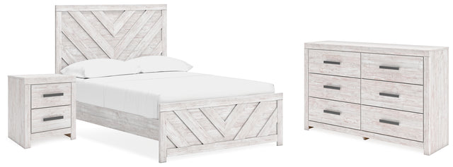 Furniture City Houma - Ashley Furniture - Cayboni Full Panel Bed, Dresser and Nightstand - Full Panel Bed, Dresser and Nightstand - B3788B16