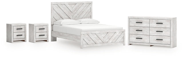 Furniture City Houma - Ashley Furniture - Cayboni Queen Panel Bed, Dresser and 2 Nightstands - Queen Panel Bed, Dresser and 2 Nightstands - B3788B13