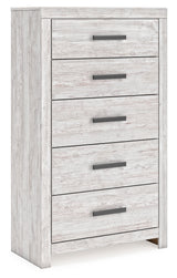 Cayboni Full Panel Bed, Dresser, Mirror, Chest and 2 Nightstands