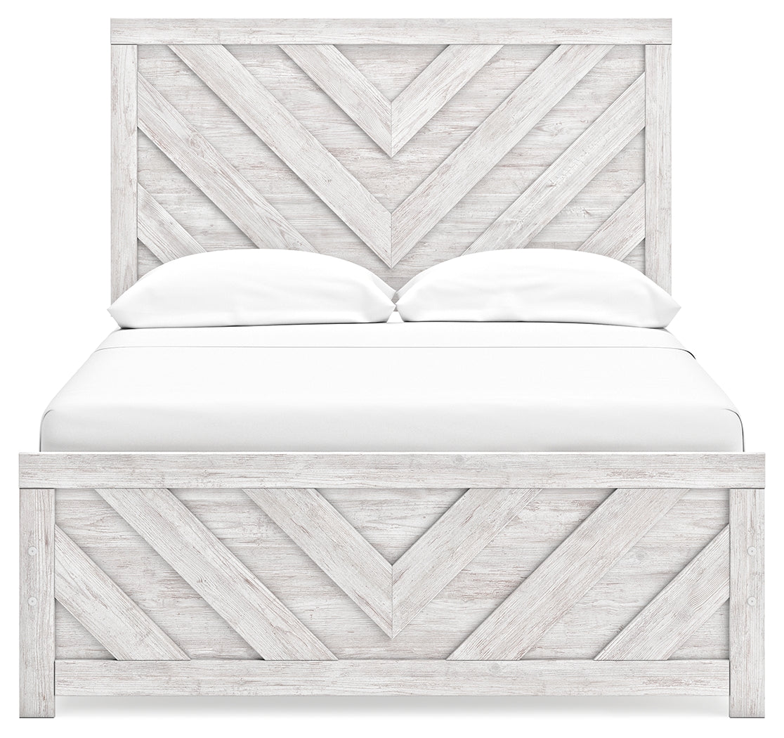 Cayboni Full Panel Bed, Dresser and Nightstand