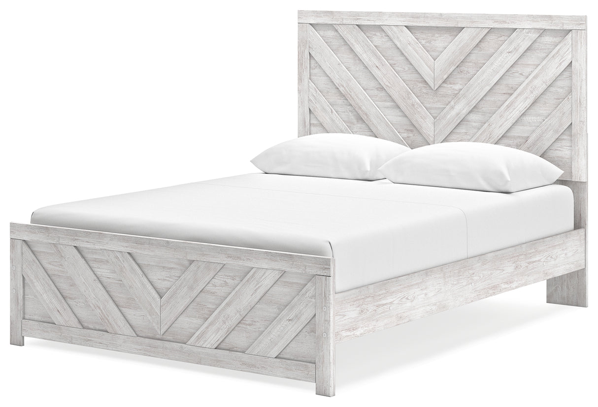 Cayboni Queen Panel Bed, Dresser and Nightstand