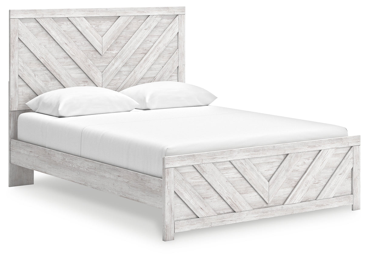 Cayboni Queen Panel Bed, Dresser and Nightstand