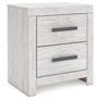 Furniture City Houma - Ashley Furniture - Cayboni Nightstand - Two Drawer Night Stand / Whitewash - B3788-92