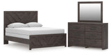 Furniture City Houma - Ashley Furniture - Prendonea Queen Panel Bed, Dresser and Mirror - Queen Panel Bed, Dresser and Mirror - B3789B7