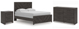 Furniture City Houma - Ashley Furniture - Prendonea Queen Panel Bed, Dresser and Nightstand - Queen Panel Bed, Dresser and Nightstand - B3789B9