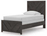 Prendonea Twin Panel Bed, Dresser and Mirror