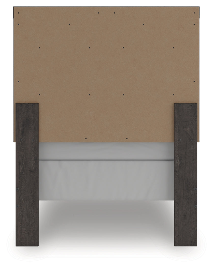 Prendonea Twin Panel Bed, Dresser and Mirror