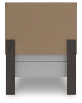 Prendonea Twin Panel Bed, Dresser and Mirror