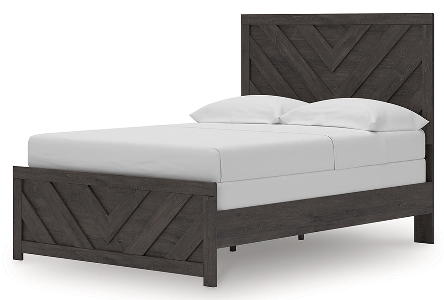 Prendonea Full Panel Bed, Dresser and Mirror