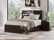 Furniture City Houma - Ashley Furniture - Prendonea Bedroom - Twin Panel Bed / Charcoal - B3789B2