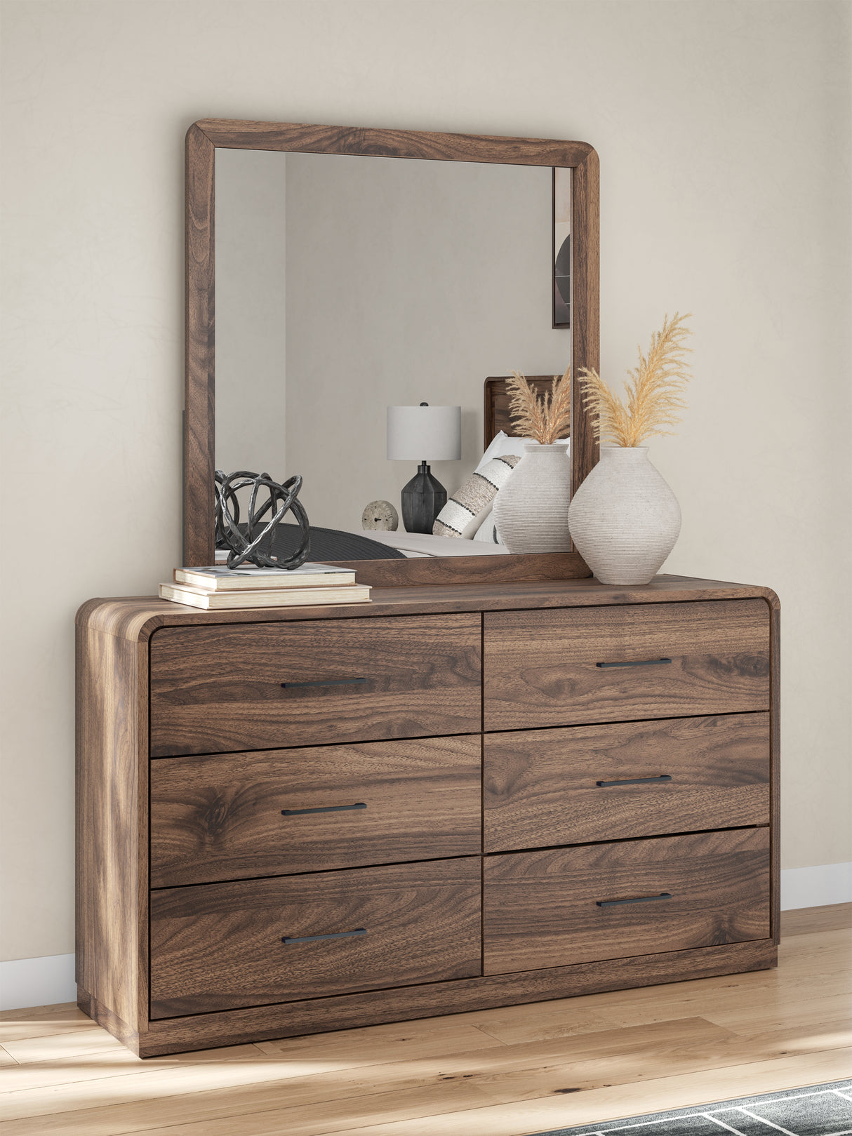 Fortlorn Queen Panel Bed, Dresser and Mirror