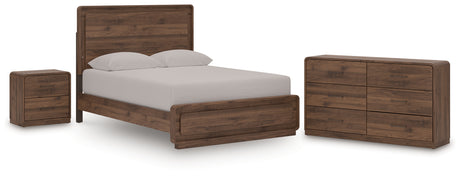 Fortlorn Queen Panel Bed, Dresser and Nightstand