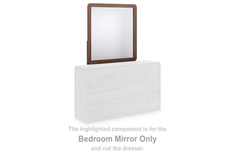 Furniture City Houma - Ashley Furniture - Fortlorn Bedroom Mirror - Bedroom Mirror / Walnut Brown - PCB386-36