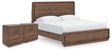 Furniture City Houma - Ashley Furniture - Fortlorn King Panel Bed and 2 Nightstands - King Panel Bed and 2 Nightstands - PCB386B9