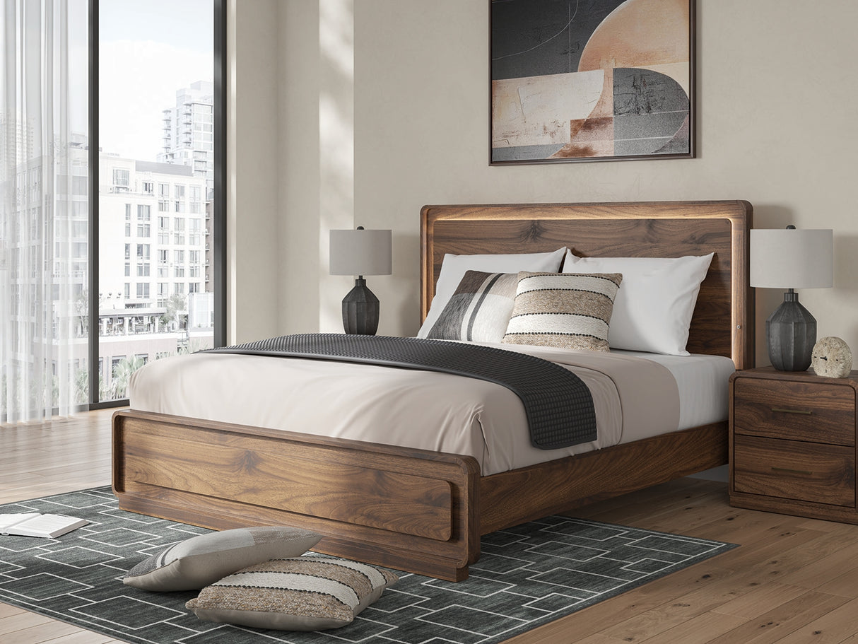 Fortlorn King Panel Bed, Dresser and Nightstand