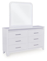 Jarlee King Panel Bed, Dresser, Mirror and Nightstand