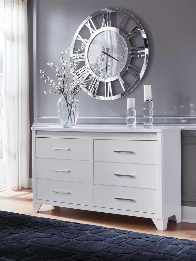Furniture City Houma - Ashley Furniture - Jarlee Dresser - Dresser / White - PCB392-31
