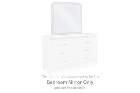 Furniture City Houma - Ashley Furniture - Jarlee Bedroom Mirror - Bedroom Mirror / White - PCB392-36