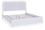 Jarlee King Upholstered Panel Bed