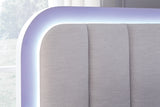 Jarlee King Upholstered Panel Bed