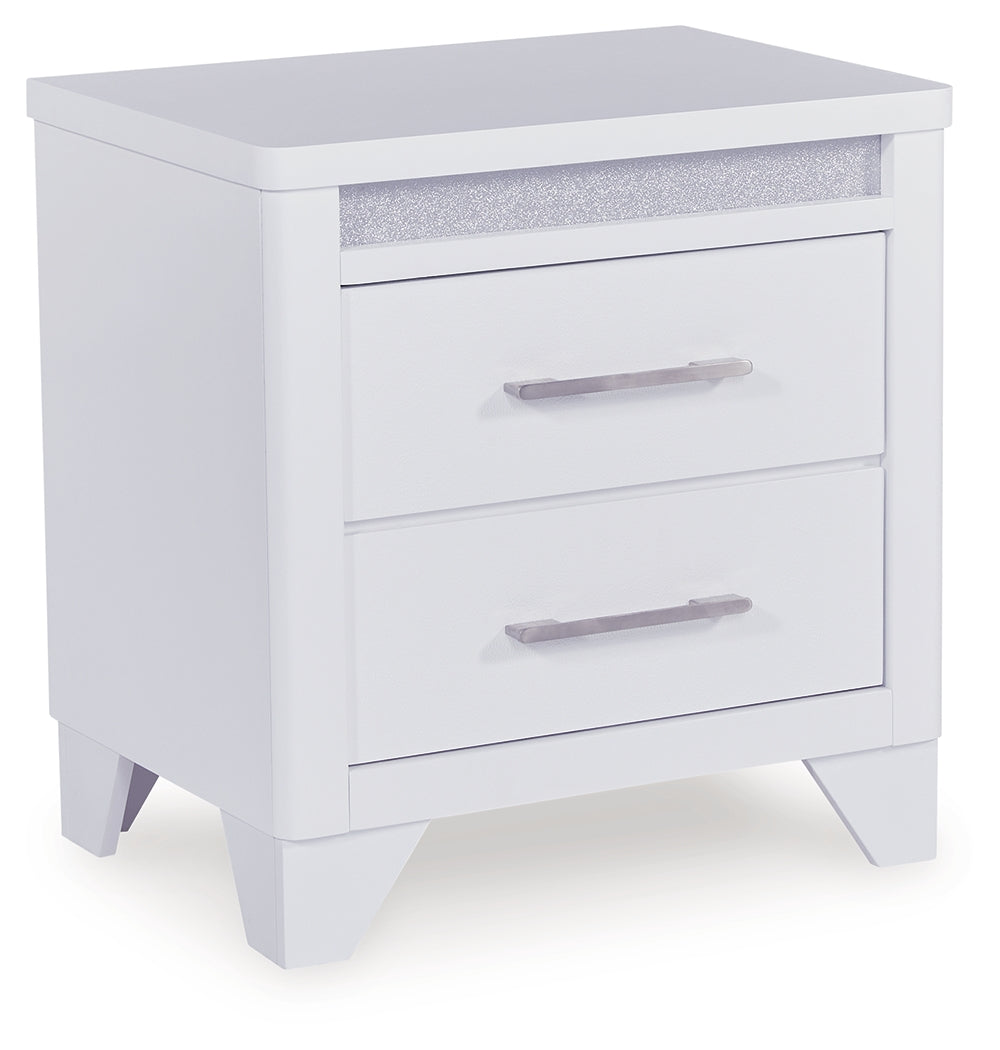 Jarlee Queen Panel Bed, Dresser, Mirror and Nightstand