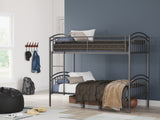 Furniture City Houma - Ashley Furniture - Lanceburg Twin over Twin Bunk Bed and 2 Mattresses - Twin over Twin Bunk Bed and 2 Mattresses - PCB400B1
