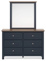 Landocken Twin Panel Headboard, Dresser and Mirror