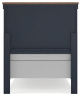 Landocken Twin Panel Bed, Dresser and Mirror