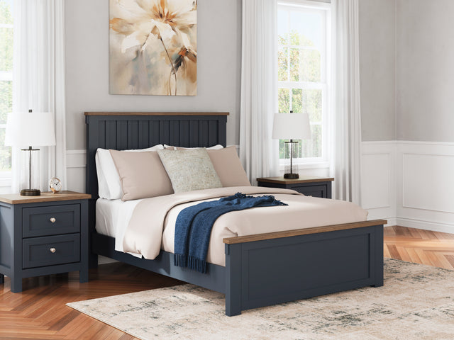 Furniture City Houma - Ashley Furniture - Landocken Full Panel Bed - Full Panel Bed - B414B3