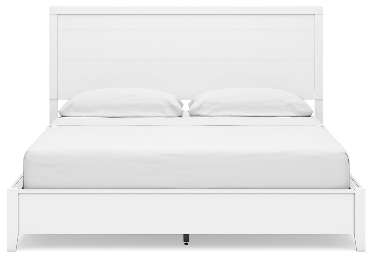 Binterglen California King Panel Bed, Dresser and Mirror